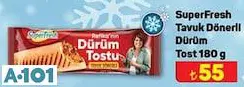 SUPERFRESH TAVUK DÖNERLİ DÜRÜM TOST 180 G